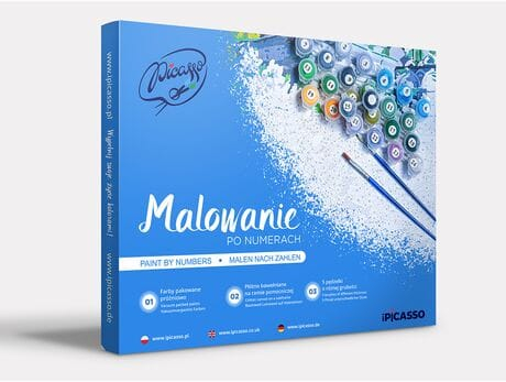 Set pictura pe numere, cu sasiu, Momente efemere de pace, 40x50 cm [5]