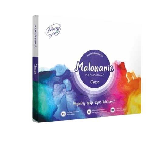 Set pictura pe numere, cu sasiu, Floare tropicala, 40x50 cm [6]