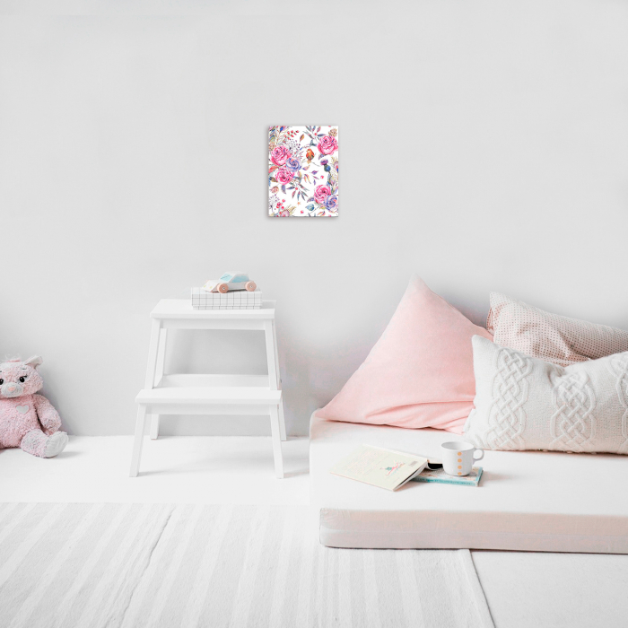 Set pictura pe numere, cu sasiu, Flori delicate [3]