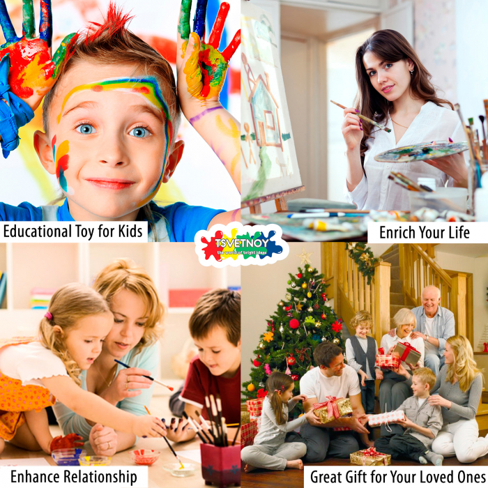 Pictura pe Numere, cu sasiu, Impresie din Paris, 40x50 [6]