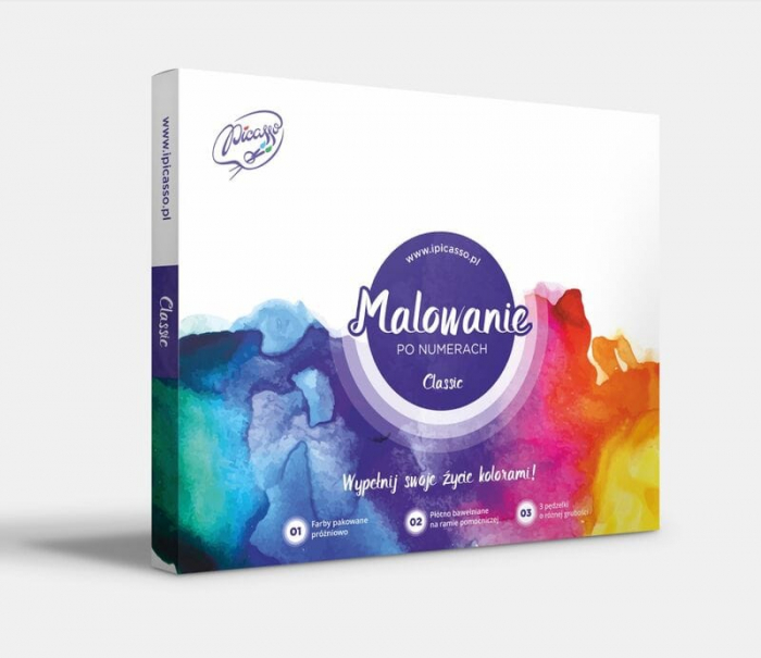 Set pictura pe numere, cu sasiu, Liliac si narcise, 40x50 cm [7]