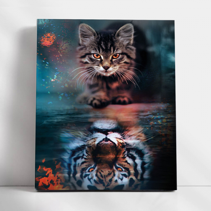 Set pictura pe numere, cu sasiu, Imagine de sine, 30x40 cm [2]