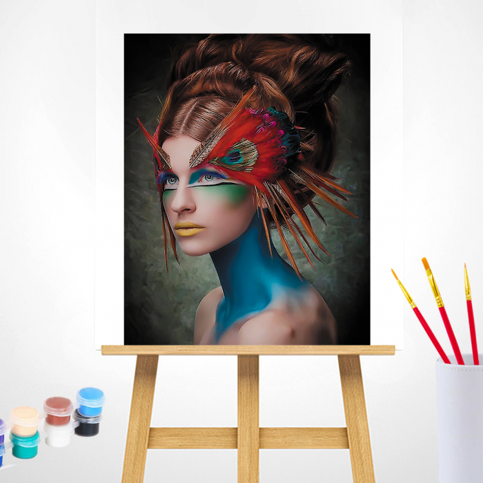 Pictura pe Numere, cu sasiu, Masquerade, 40x50 [2]