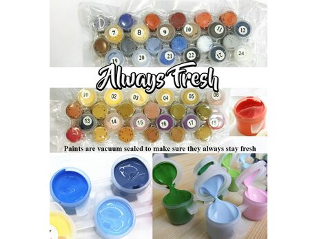 Set pictura pe numere, cu sasiu, Flori in lumina aurie, 40x50 cm [2]