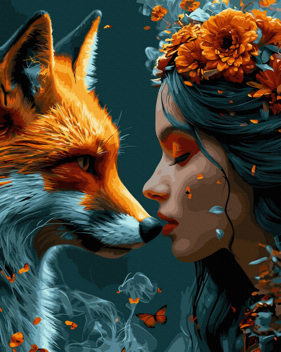 Set pictura pe numere, cu sasiu, Rezonanta, 40x50 cm [1]