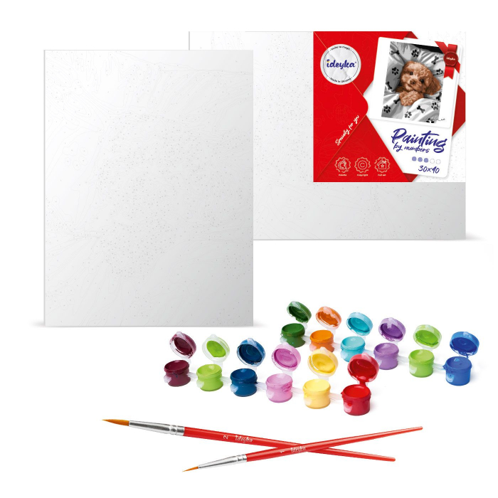 Set pictura pe numere, cu sasiu, Rasfat italian, 30x40 cm [2]