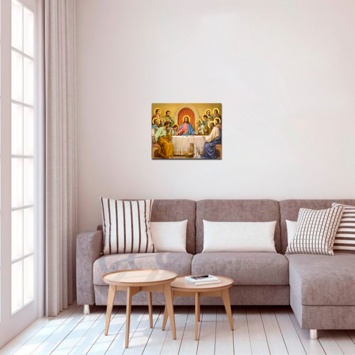 Set pictura pe numere, cu sasiu, Cina cea de taina [7]