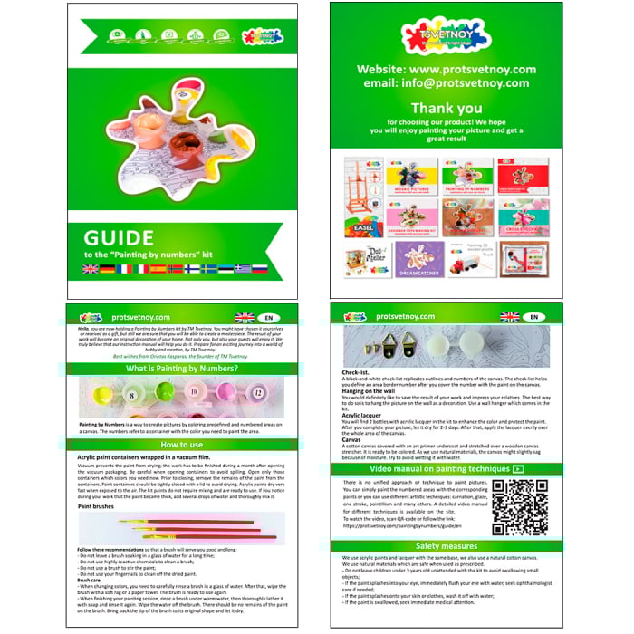 Set pictura pe numere, cu sasiu, Senzatie de Toamna, 40x50 cm | Picturi pe numere | dego.ro [4]