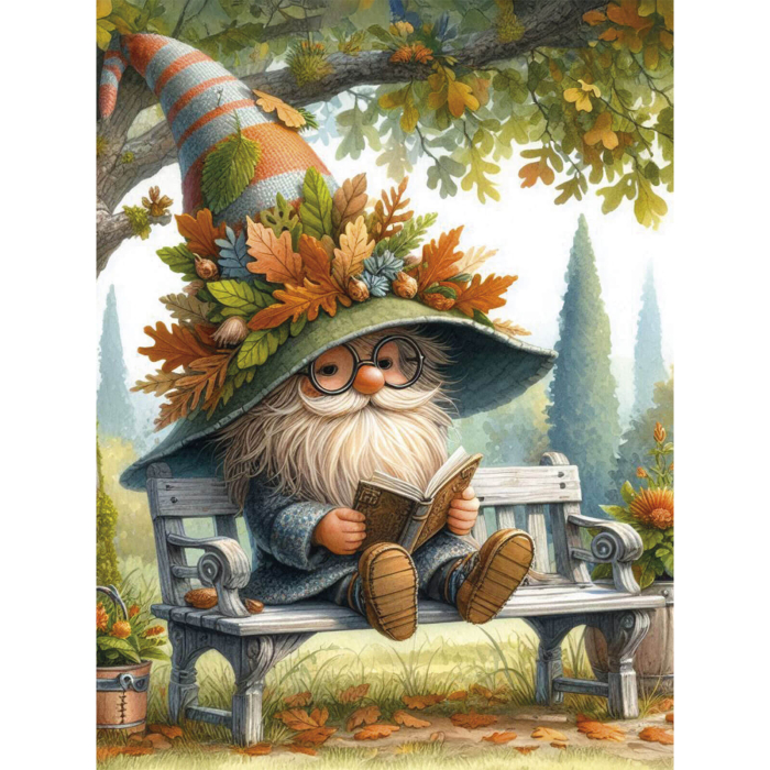 Set pictura pe numere, cu sasiu, Poveste din padure, 30x40 cm [1]