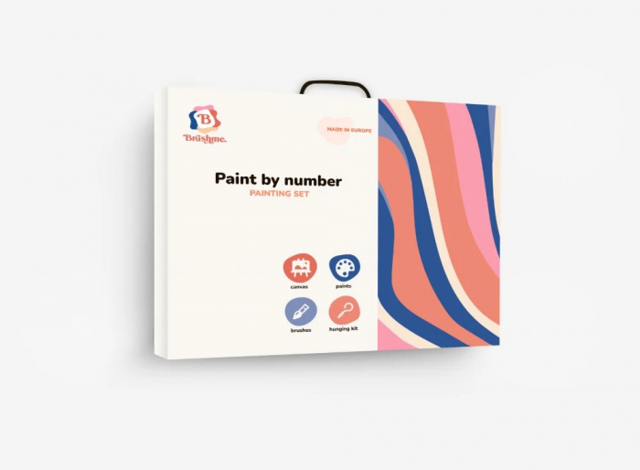 Set pictura pe numere, cu sasiu, Studiu dupa sculputa Giuliano de Medici [5]