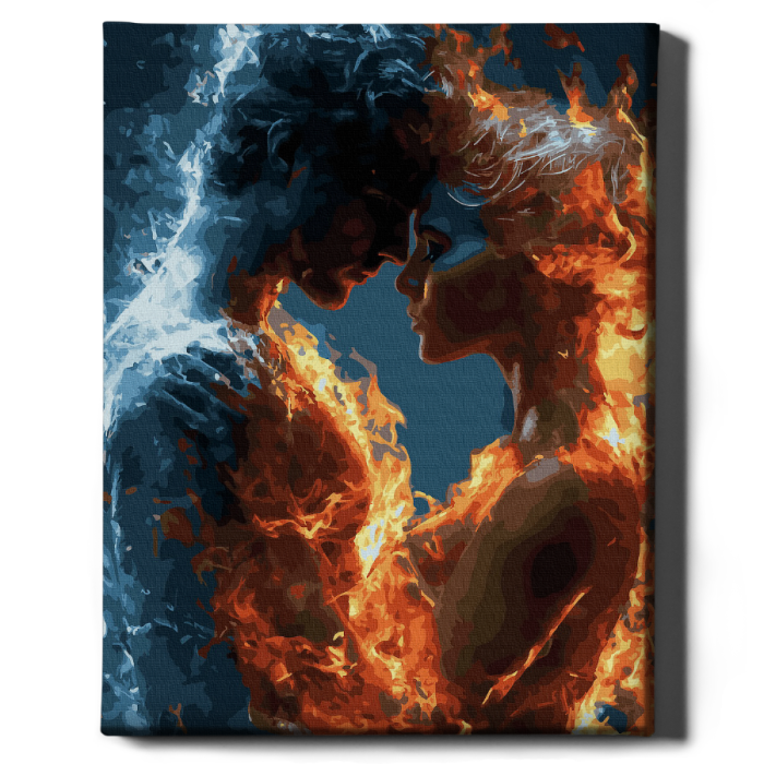 Set pictura pe numere, cu sasiu, Puterea iubirii, 40x50 cm [2]