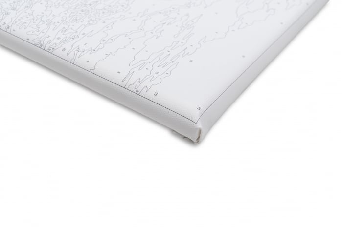 Set pictura pe numere, cu sasiu, Vila la mare, 40x50 cm [4]