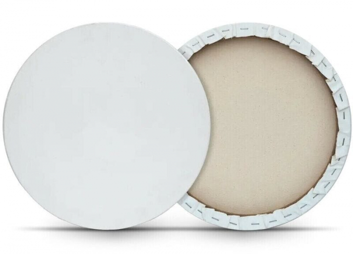 Set pictura pe numere rotunda, cu sasiu, Printul campurilor de lavanda, Ø40cm [2]