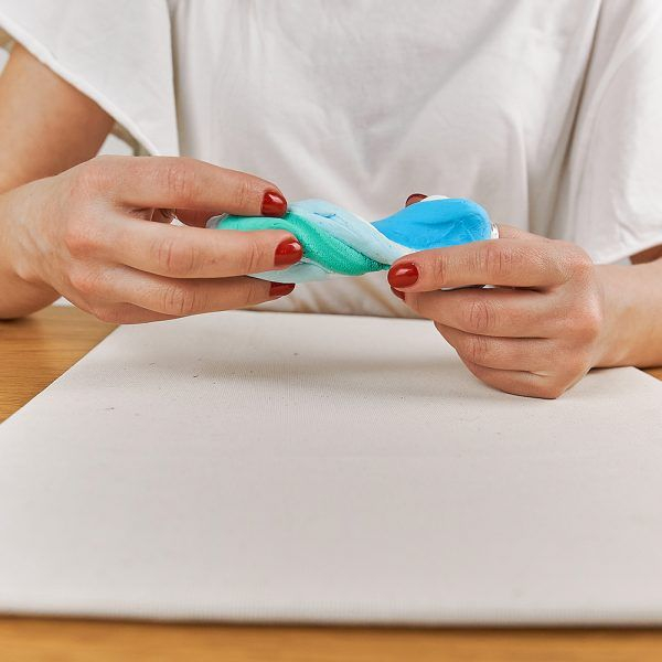 Set pictura senzoriala 3D cu argila usoara, Marele val de la Kanagawa, 30x40 cm [5]