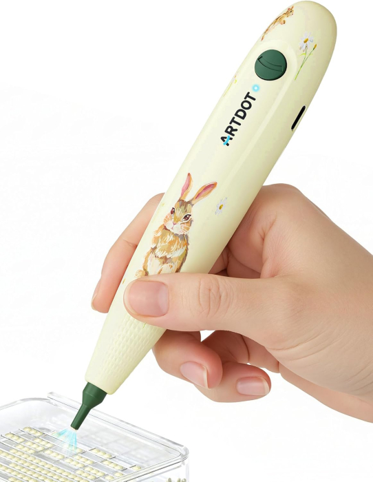 Stilou electric, wireless, cu aspiratie, pentru goblenurile cu diamante [2]