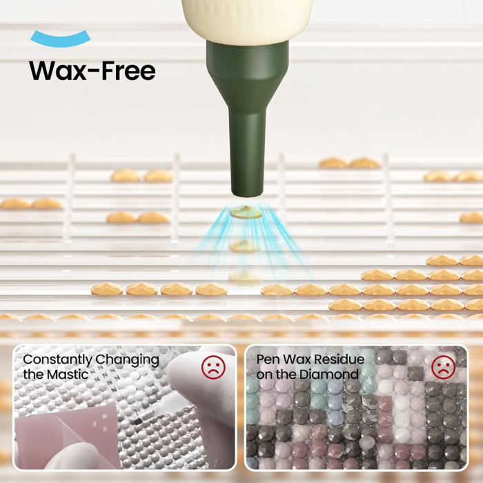 Stilou electric, wireless, cu aspiratie, pentru goblenurile cu diamante [8]