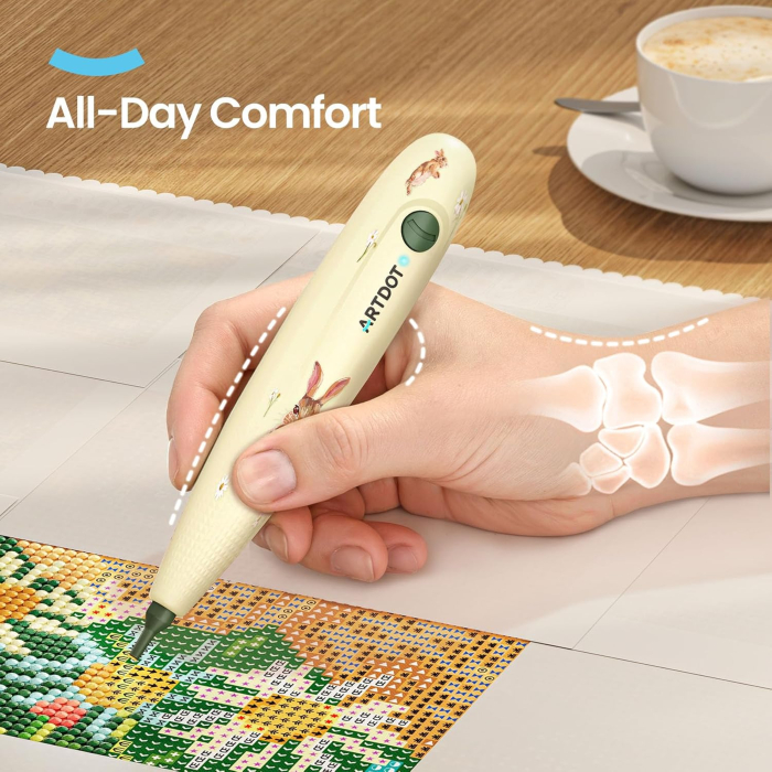 Stilou electric, wireless, cu aspiratie, pentru goblenurile cu diamante [6]