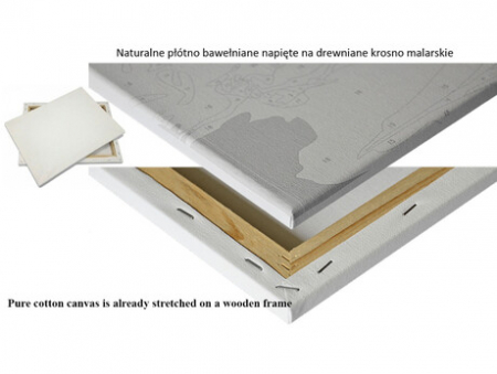 Set pictura pe numere, cu sasiu, Scari spre mare, 40x50cm [2]