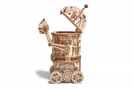 Puzzle 3D electronic, Robotel gunoier spatial, 306 piese [4]