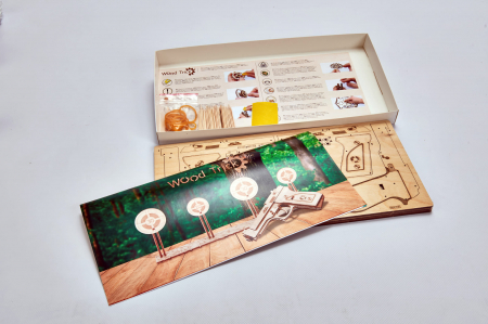 Puzzle 3D Mecanic, Pistol cu tinte, 65 piese [10]