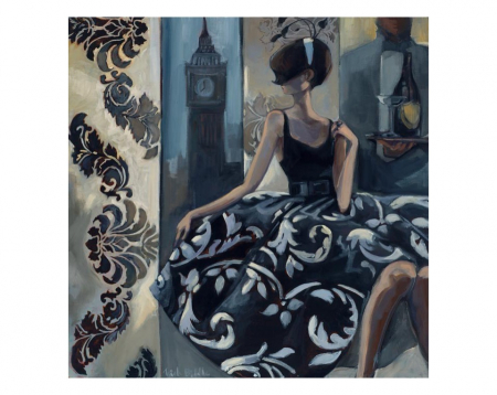 Set goblen cu diamante, fara sasiu, Timp de Gandire, 38x38 cm [0]