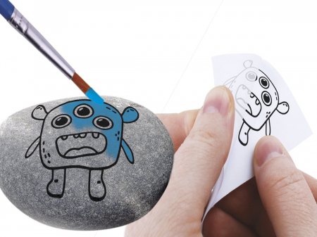 Set pictura pe pietre, 3 buc [3]