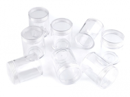 Cutiuta depozitare pentru goblenurile cu diamante, din plastic, capac cu filet, 3,8x4,7cm [4]