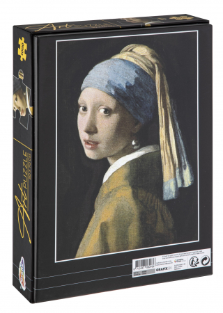 Puzzle Art, Fata cu cercel de perla, Johannes Vermeer, 50x70 cm,1000 piese [3]