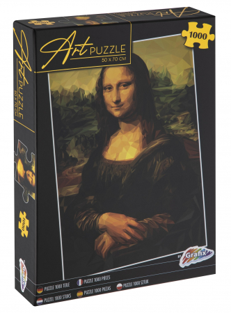 Puzzle Art, Mona Lisa, da Vinci, 50x70 cm,1000 piese [0]