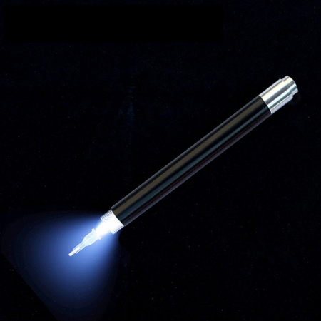Stilou negru LED aplicare goblen cu diamante [5]