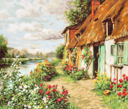 Set goblen, Peisaj, 30x24 cm
