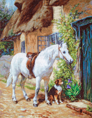 Ac & Ata - Set goblen, La cabana, 24x30 cm