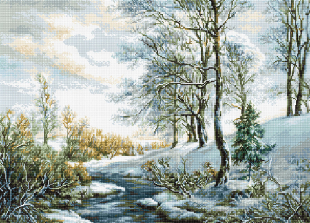 Ac & Ata - Set goblen, Zi de primavara, 33x25 cm