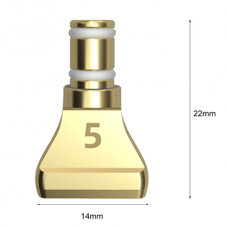 Capat metalic 5 diamante pentru stiloul aplicator [1]