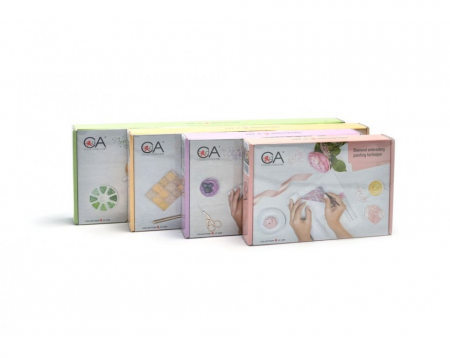 Set goblen cu diamante, fara sasiu, Doamna cu Caine, 48x38 cm [6]