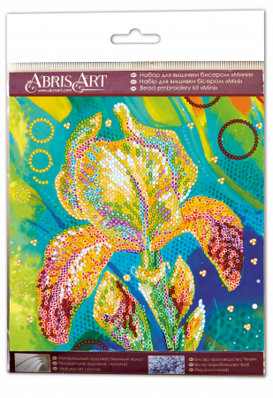Mini-set broderie cu margele cusute, Iris, 12 culori [5]