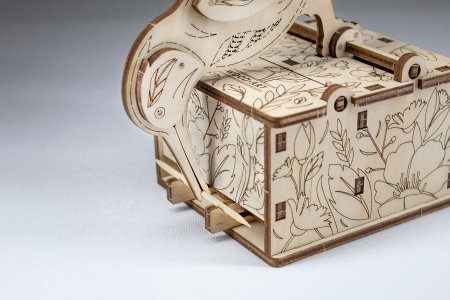 Puzzle 3D Mecanic, Pasare suport scobitori [2]