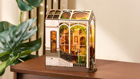 Book nook, Cotor de carte DIY, Cafeneaua din vacanta, 171 piese [6]