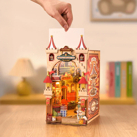 Book nook, Cotor de carte DIY, Parc de distractie din poveste, 257 piese [9]