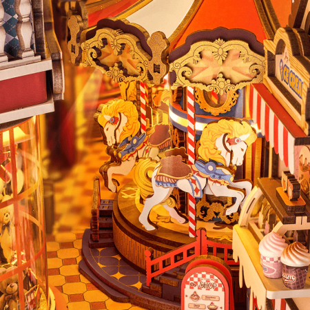 Book nook, Cotor de carte DIY, Parc de distractie din poveste, 257 piese [3]