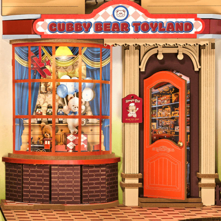 Book nook, Cotor de carte DIY, Parc de distractie din poveste, 257 piese [7]