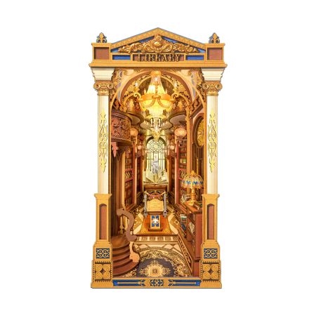 Casute DIY - Book nook, Cotor de carte DIY, Biblioteca minunilor, 258 piese