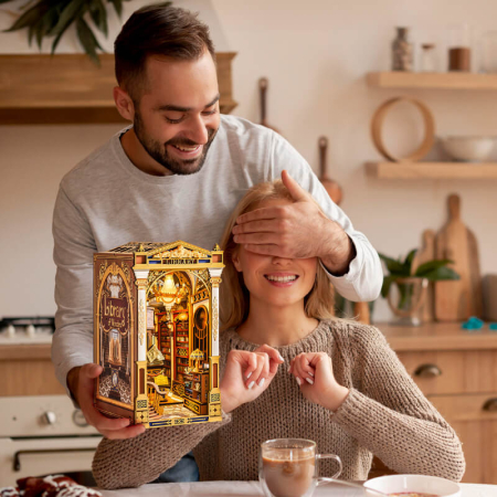 Book nook, Cotor de carte DIY, Biblioteca minunilor, 258 piese [7]