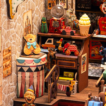 Book nook, Cotor de carte DIY, Magazin de jucarii, 380 piese [3]