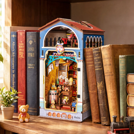 Book nook, Cotor de carte DIY, Magazin de jucarii, 380 piese [5]