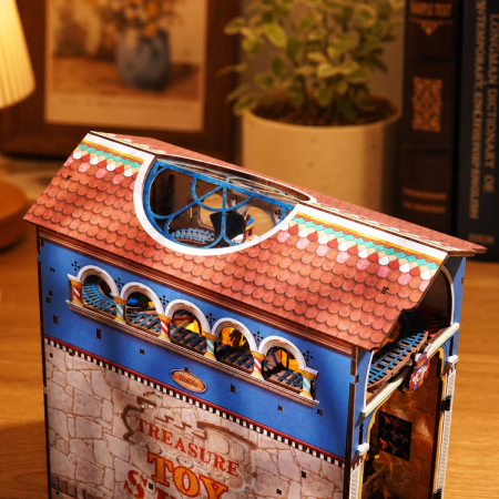 Book nook, Cotor de carte DIY, Magazin de jucarii, 380 piese [7]