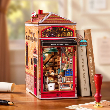 Book nook, Cotor de carte DIY, Papetaria inteleptilor, 472 piese [8]