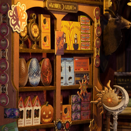 Book nook, Cotor de carte DIY, Magazinul magic al soaptelor, 442 piese [5]