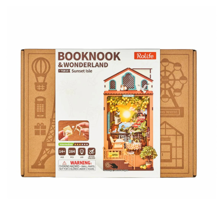 Book nook, cotor de carte DIY, Insula soarelui rasare, 284 piese [3]