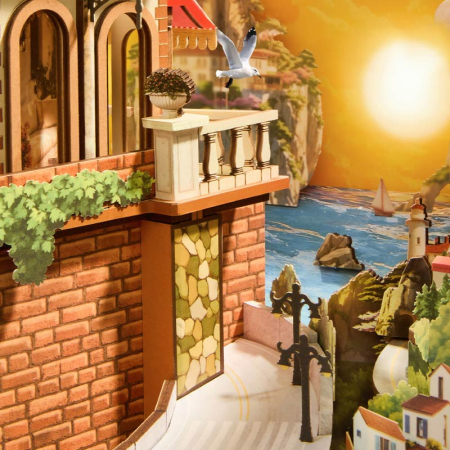 Book nook, cotor de carte DIY, Insula soarelui rasare, 284 piese [13]